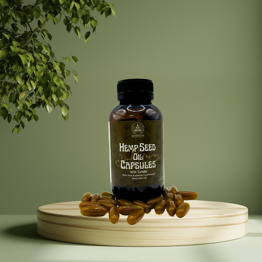 Hemp Seed Oil & Turmeric Capsules